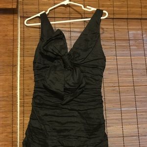 BCBG Black Bow Cocktail Dress